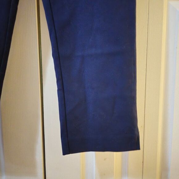 7th Avenue Design Studio Women's Navy Blue Stretch Dress Pants Size 8 - Picture 3 of 15